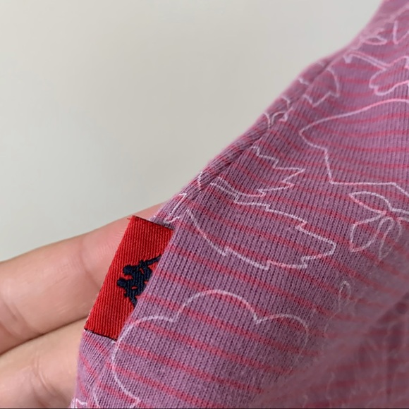 Robe Di Kappa Tank Top Spaghetti Strap Stripe Floral Purple Size Small - Picture 2 of 6